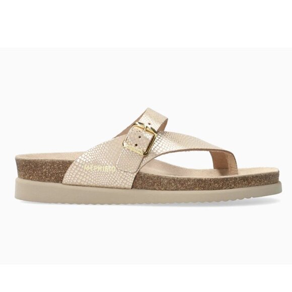 Mephisto Women's Helen Metallics Thong Leather Sandals - Picture 5 of 5